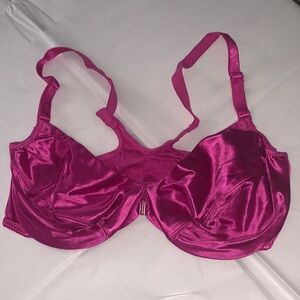 Victoria's Secret Fuchsia Satin Bra